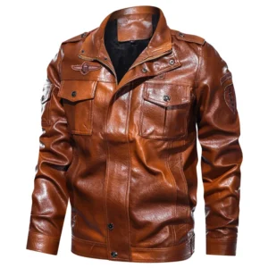 Leather Jacket Roupas Masculinas Autumn Winter Parkas Wind-Resistant Comfortable Top Quality Oversize 5XL Men Clothing Outwear