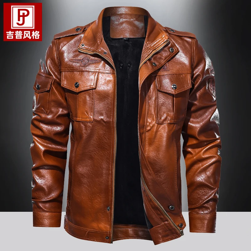 Leather Jacket Roupas Masculinas Autumn Winter Parkas Wind-Resistant Comfortable Top Quality Oversize 5XL Men Clothing Outwear - Image 6