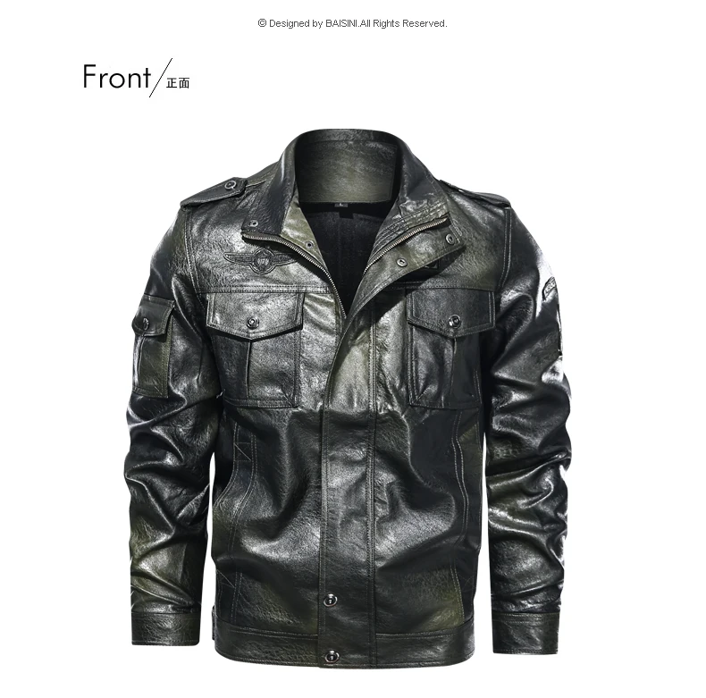 Leather Jacket Roupas Masculinas Autumn Winter Parkas Wind-Resistant Comfortable Top Quality Oversize 5XL Men Clothing Outwear - Image 12