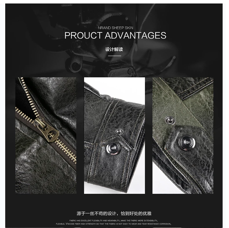 Leather Jacket Roupas Masculinas Autumn Winter Parkas Wind-Resistant Comfortable Top Quality Oversize 5XL Men Clothing Outwear - Image 8