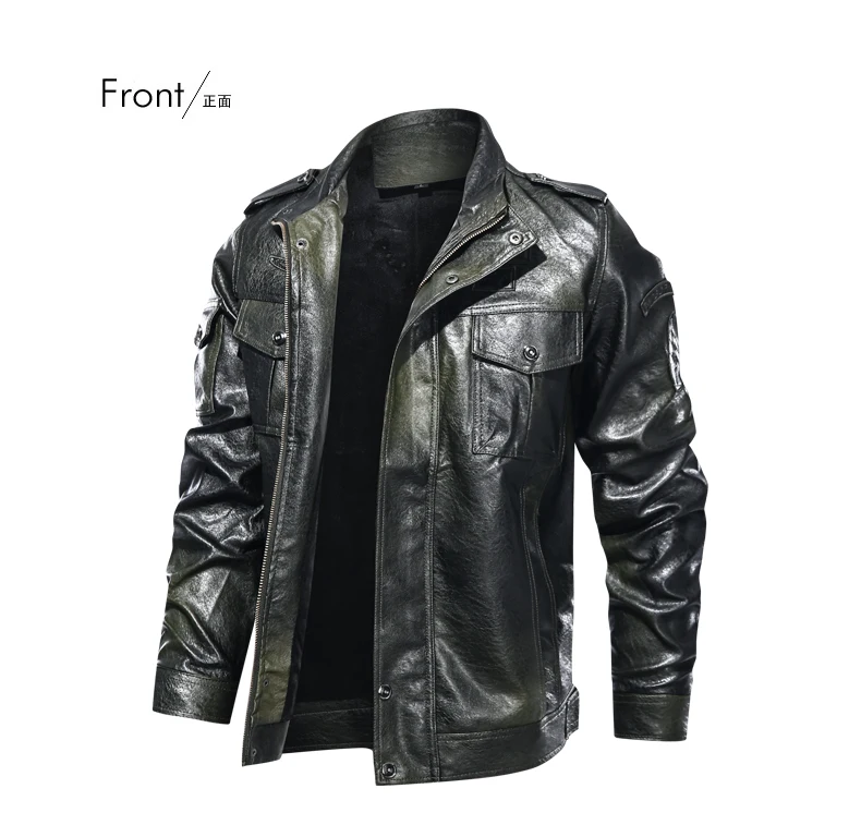 Leather Jacket Roupas Masculinas Autumn Winter Parkas Wind-Resistant Comfortable Top Quality Oversize 5XL Men Clothing Outwear - Image 11