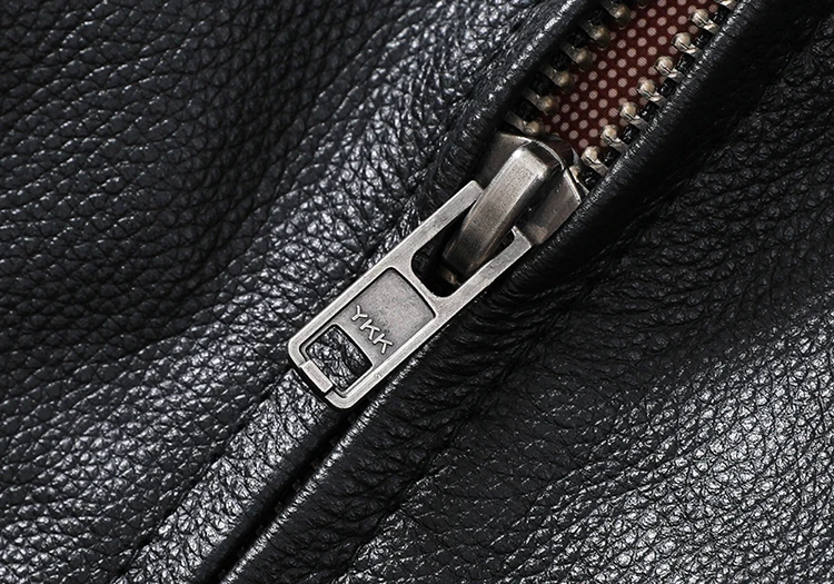 New Air Force Flight Genuine Cow Leather Men's Jacket Detachable Real Fur Collar Thicken Warm Cowhide Clothes Men Winter Coat - Image 12