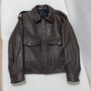 Natural Lambskin Leather Biker Jacket for Women, 100% Sheepskin Leather Coat, Long Sleeves, H805