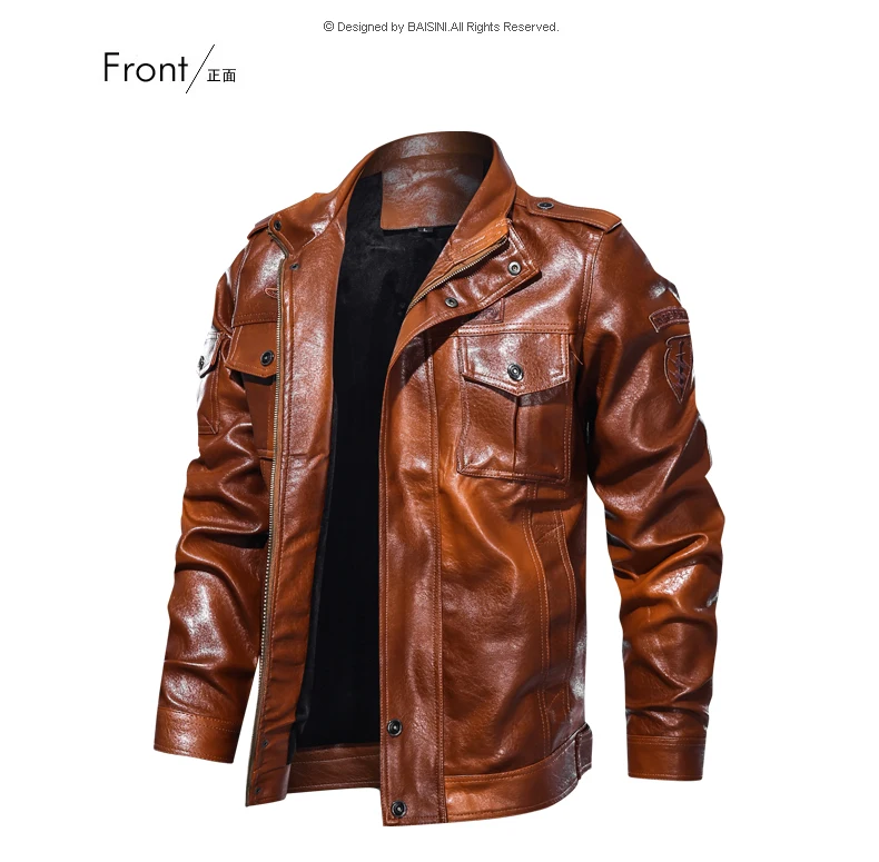 Leather Jacket Roupas Masculinas Autumn Winter Parkas Wind-Resistant Comfortable Top Quality Oversize 5XL Men Clothing Outwear - Image 14