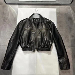 2023 Woman Coats Natural 100% Cow Leather Jackets Female Windbreaker Cow  Leather Overcoat H302