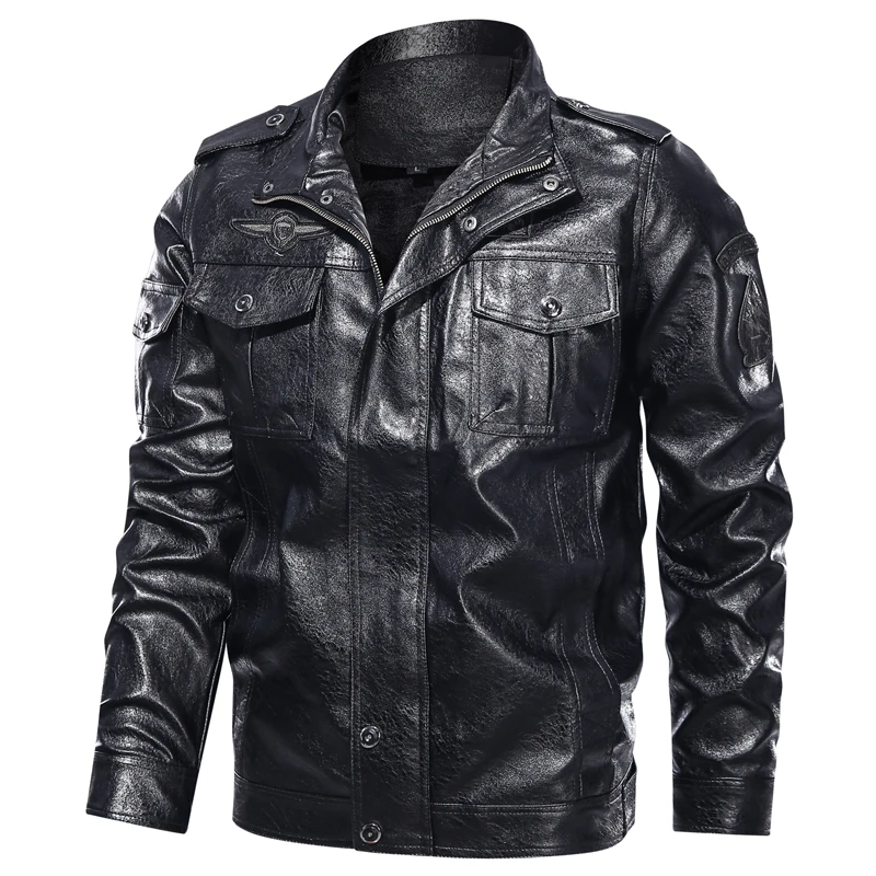 Leather Jacket Roupas Masculinas Autumn Winter Parkas Wind-Resistant Comfortable Top Quality Oversize 5XL Men Clothing Outwear - Image 2