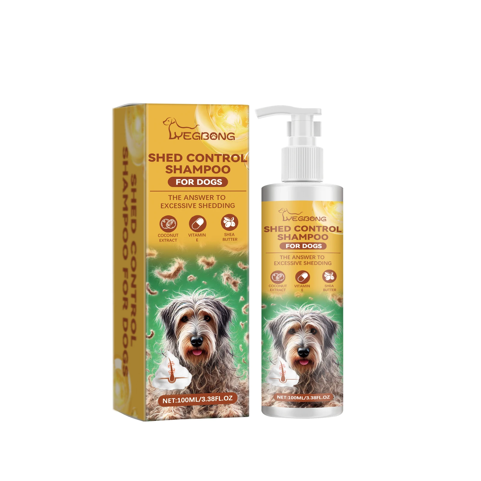 1-4PCS Dog Shampoo with Vitamin Essence Gentle Cleaning Nourishing Care Leaves Dog Coat Soft Smooth and Healthy Pet Hair Wash - Image 6