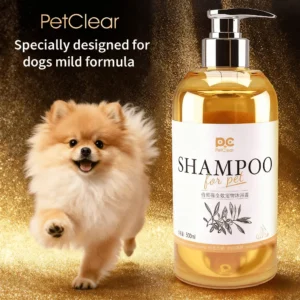 PETCLEAR 2-in-1 Dog Shampoo And Conditioner Mild Formula Puppy Bath Gel 500ml Special Design Cleaning Products for Dogs