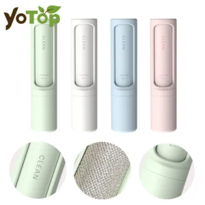 Cylinder Reusable Washable Lint Sticking Roller Clothes Carpet Tousle Remover Pets Hair Remover Brush Cleaning Accessories