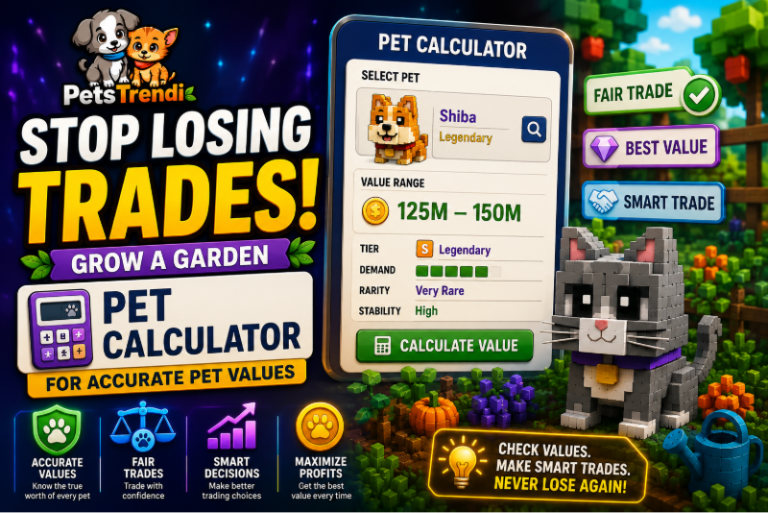 Stop Losing Trades: Grow a Garden Pet Calculator for Accurate Pet Values
